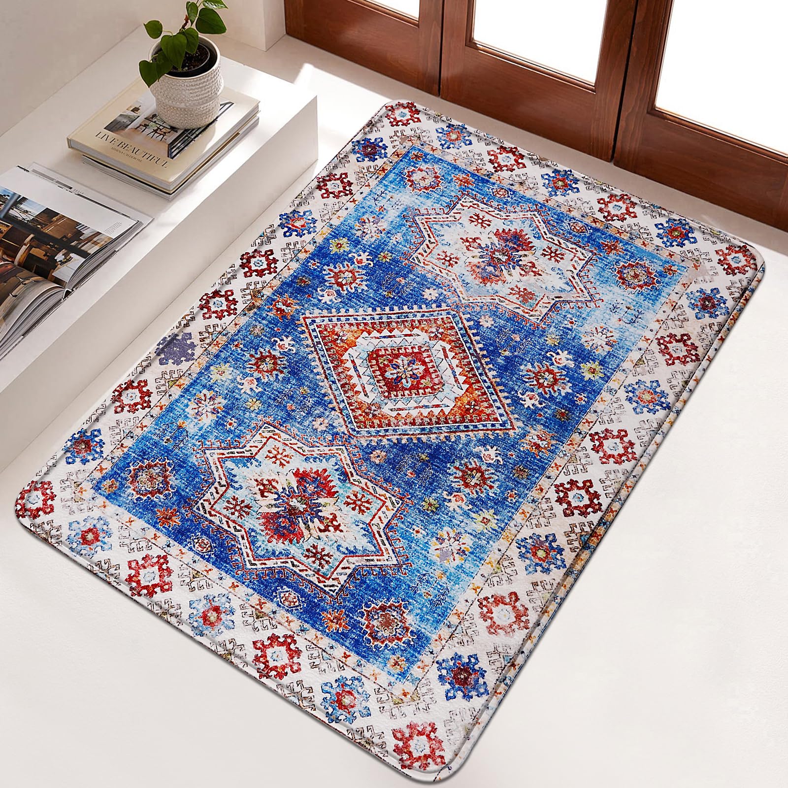 Amazon.com: Turkish Rug for Bedroom, Washable 2x3 Area Rug